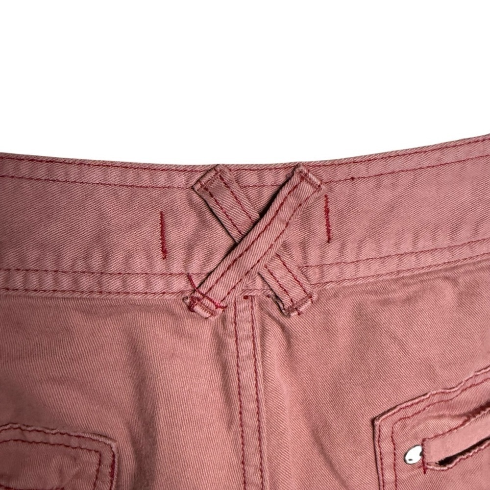 Free People | Red Wine / Faded Red Pink Utility Pants | Sz 29 - Picture 9 of 10